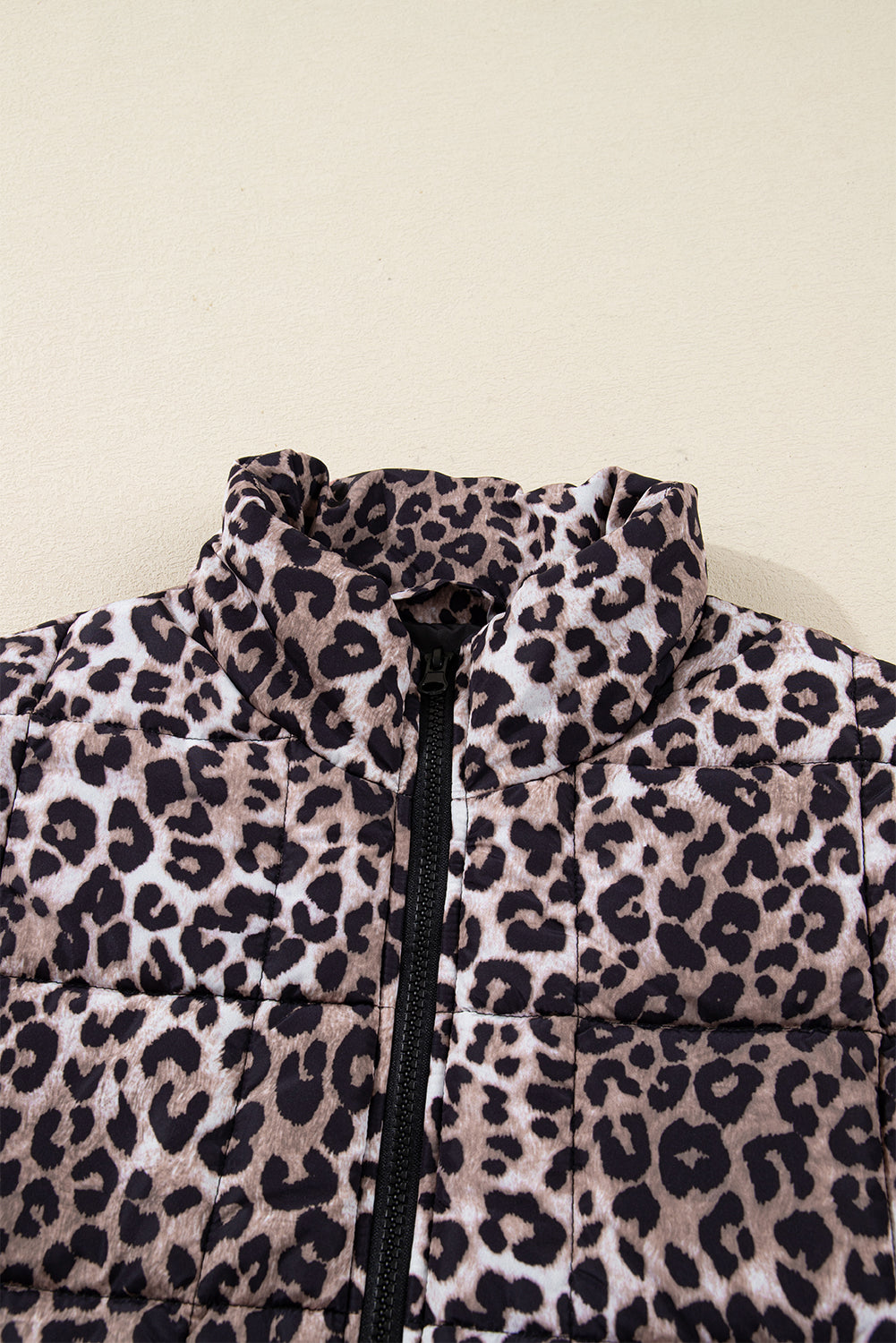 Quilted Full Zipper Casual Puff Vest
