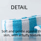 Terry Cloth Beach Tote Bag Large Toweling Handbag for Summer Vacation