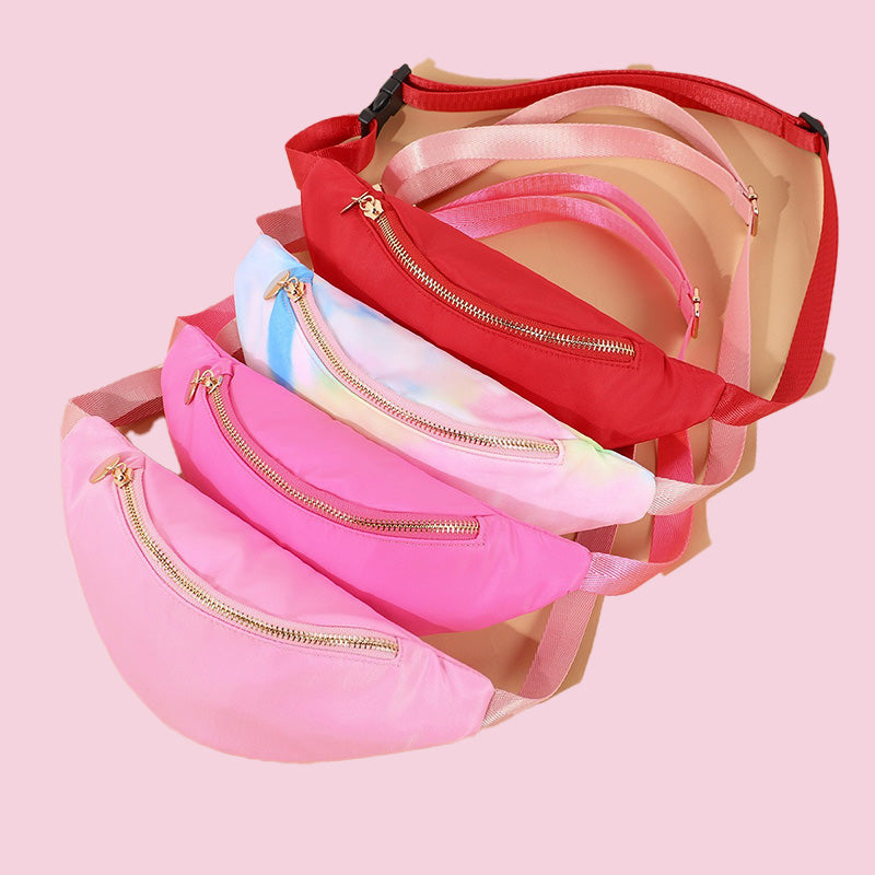 Kids' Vibrant Rainbow Waist Bag Sling Bag