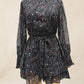 High Waisted Long Sleeved Dress