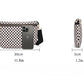 Checkered Woven Crossbody Fanny Pack