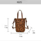 Leopard Print Small Square Bag