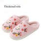 Cute Flowers Plush House Slippers