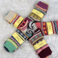 5 Pairs Geometric Pattern Socks Set (JG035)