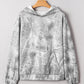 Woodland Print Oversized Sporty Hoodie