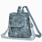 Retro Backpack Large Capacity Vegen Leather Travel Backpack