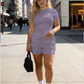 Alo-Short Pants and Short Sleeve Top Set(A2166)