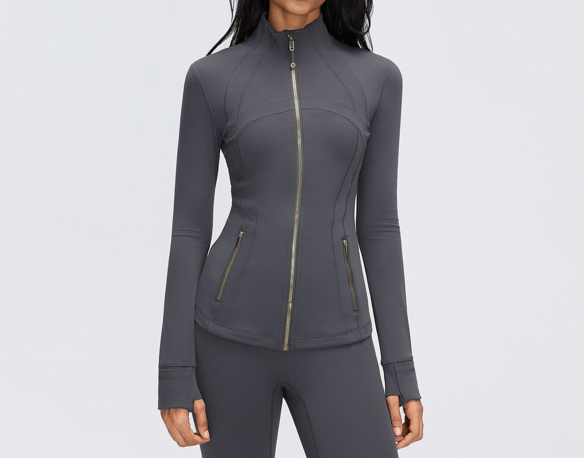 Define Jacket with Silver Zipper