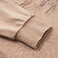 Letter Embroidery Mineral Wash Loose Sweatshirt