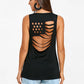 Solid Color Cutout Tank Top