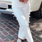Detail Straight Leg Loose Jeans