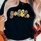 Gobble Sequin Letter Graphic Thanksgiving T Shirt