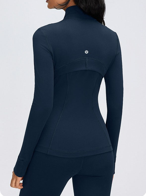 Define Jacket with Silver Zipper