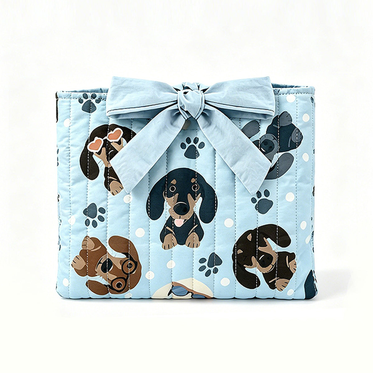Walk By Faith Bible Cover Bow-tie Drawstring Bag