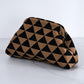 Summer Beach Clutch Purses Woven Crochet Handbags Dumpling Clutch Ruched Cloud Purse