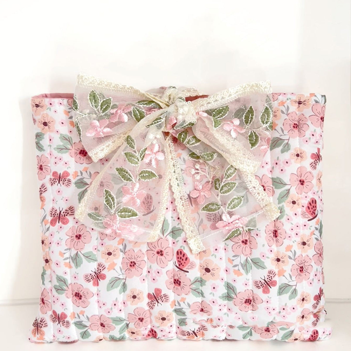 Walk By Faith Bible Cover Bow-tie Drawstring Bag