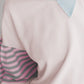 Striped Colorblock Patchwork Drop Shoulder Sweatshirt