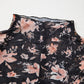 Floral Mesh Mock Neck Long Sleeve Slim Fit Top