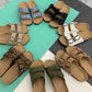 Beach Double Buckle Cork Slippers