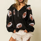 Rugby Sequin Hoodie