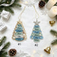 Customized Beach Themed Family Christmas Tree Ornament