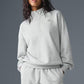 Women's Half-Zip Pullover & Shorts Lounge Set