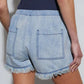 Pocket Frayed Tencel Shorts