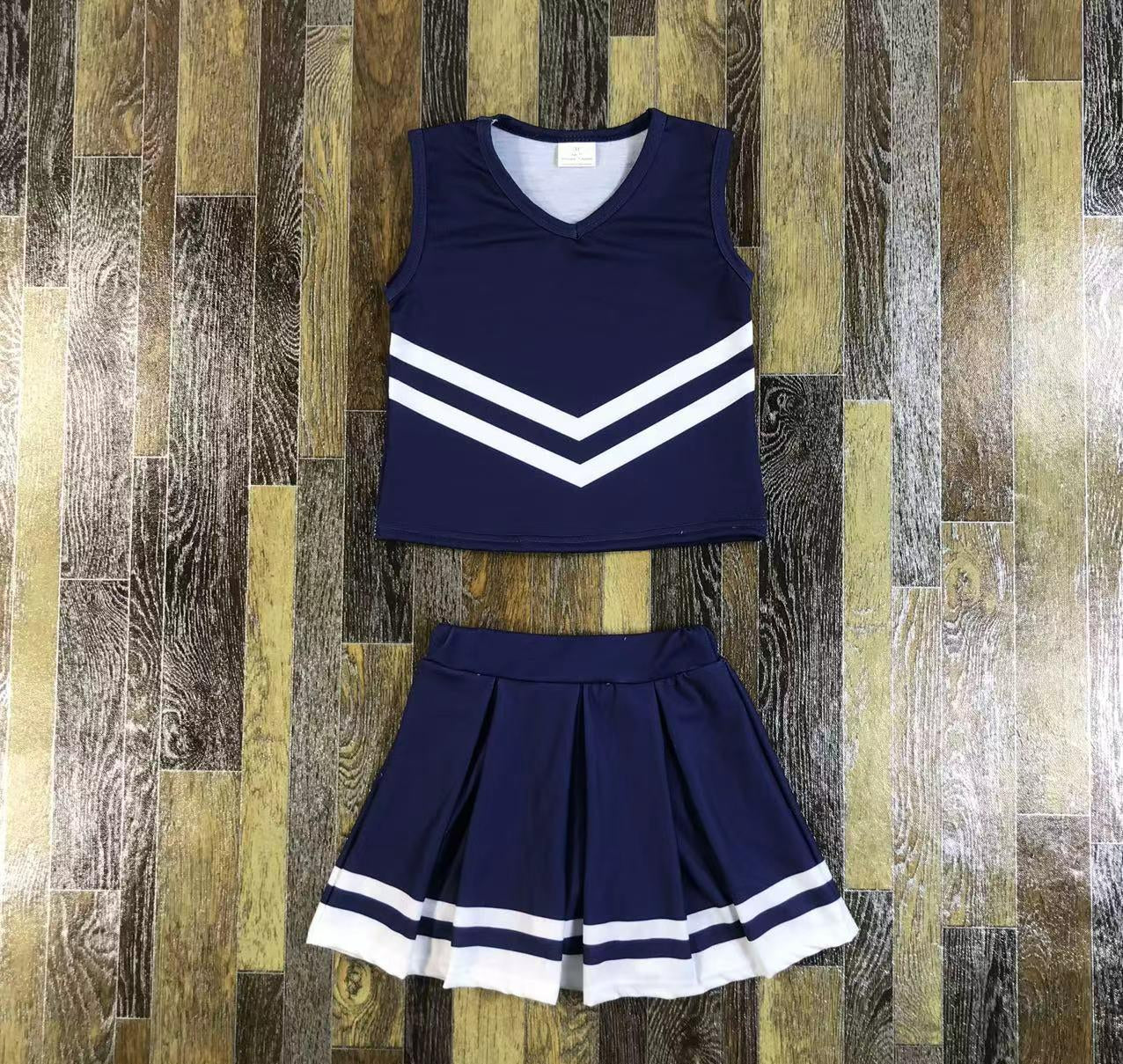 Cheerleading Sleeveless Skirt Set