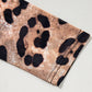 Leopard Round Neck Long Sleeve Slim Top