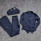 Women's Bell Bottom Pants Bra Jacket Set 3-piece Set
