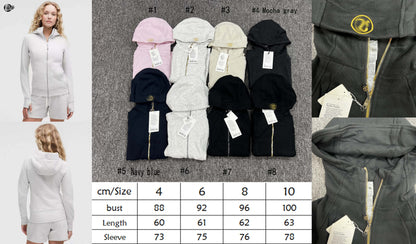 Women's Full Zip Slim Fit Hoodie