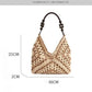 Women Boho Woven Mesh Beach Tote Bag Large Capacity Crochet Vacation Shoulder Handbag
