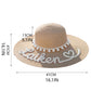 Women's Personalized Summer Straw Hat
