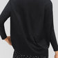 Solid Color Loose-fit Long-sleeve Athletic Pullover