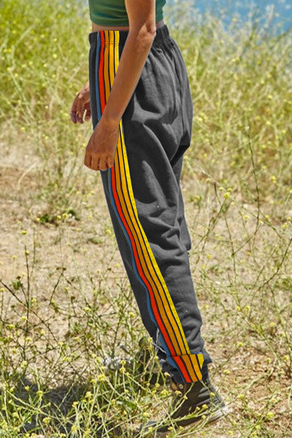 Rainbows Stripes High Waist Sweatpants