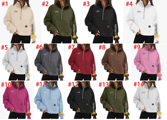 Zip-Up Sweatshirts (Fleece inside)