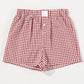 Gingham Printed High Waist Shorts