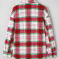 Christmas Plaid Casual Flannel Shacket