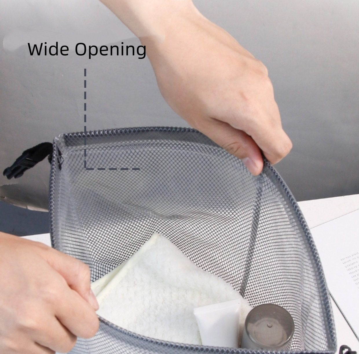 Large Capacity Roll-top Toiletry Bag