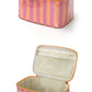 Candy Stripe PVC Cosmetic Bag