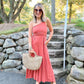 Large Straw Beach Bag - KOC