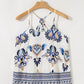 Bohemian Fashion Print Spaghetti Straps Loose Tank