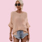 Women's Loose Open Knit Sweater Top