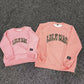 Patchwork Crewneck Sweatshirt Matching Outfits (KIDS)