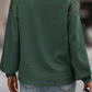 Lace Long Sleeve Textured Pullover