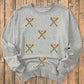 Sequin Baseball Game Day Graphic Casual Sweatshirt