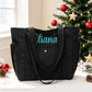 Custom Embroidered Canvas Pocket Tote Bag