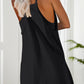Plain Racerback Pocketed Sleeveless Romper