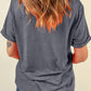 Cute Halloween Ghost Printed Womens Casual Tee