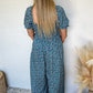 Boho Floral Smocked Jumpsuit